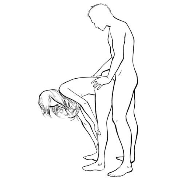Women nude position