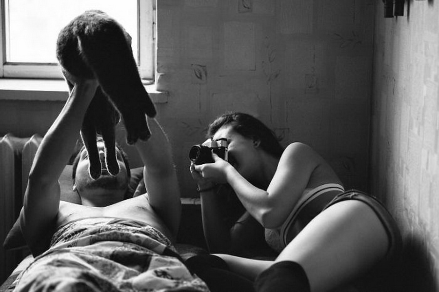 Черно-белая эротика старых годов - 47 фотографий