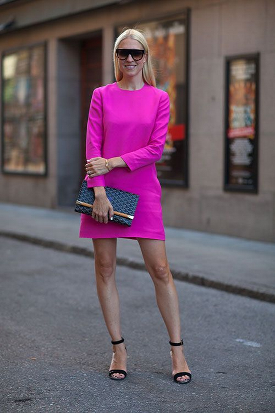 Розовое Платье Какие Колготки Одеть